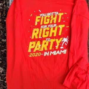 Fight for your right to party Chiefs t-shirt